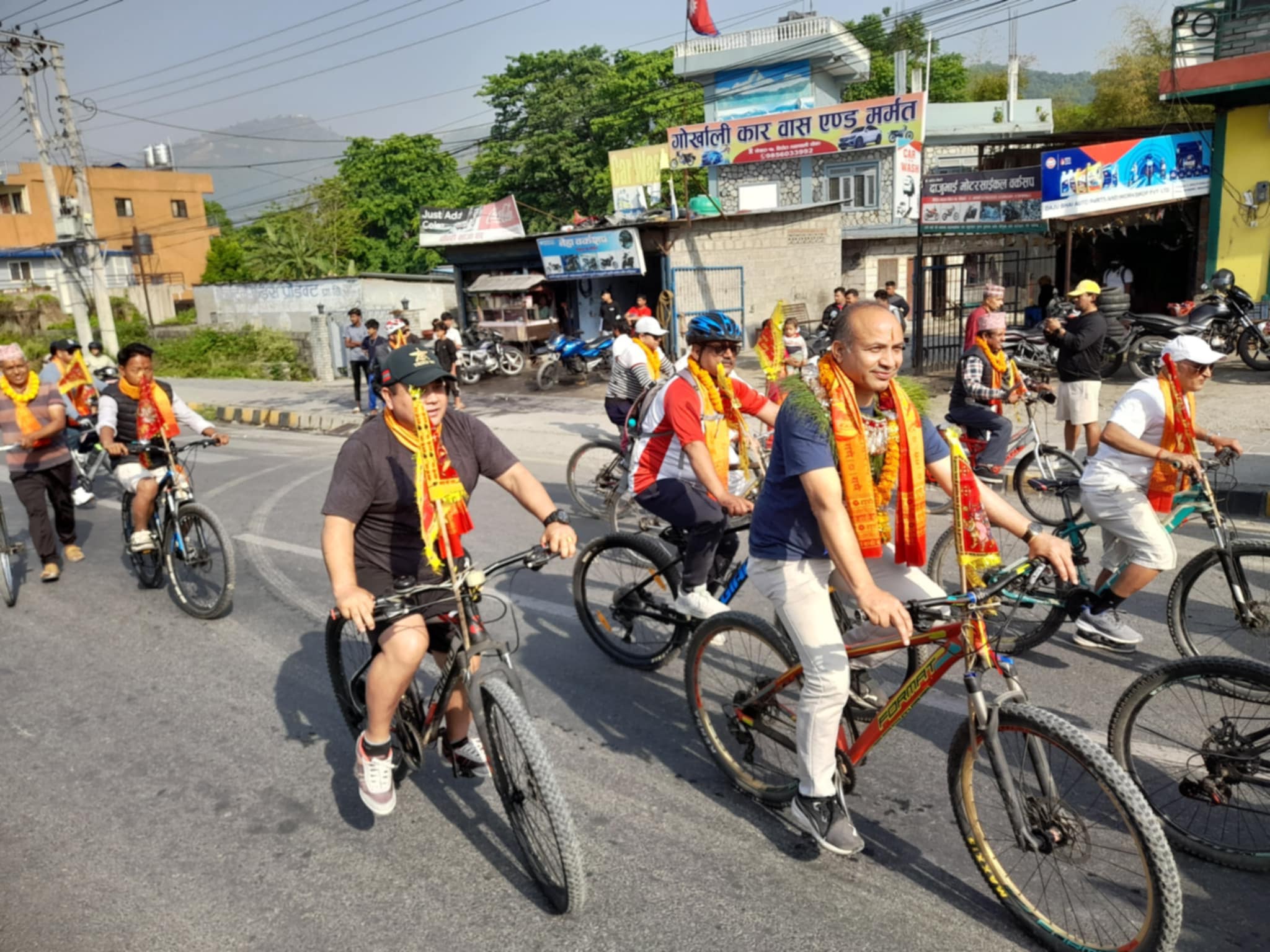 कोटीहोमको अवसरमा पोखरामा र्‍याली