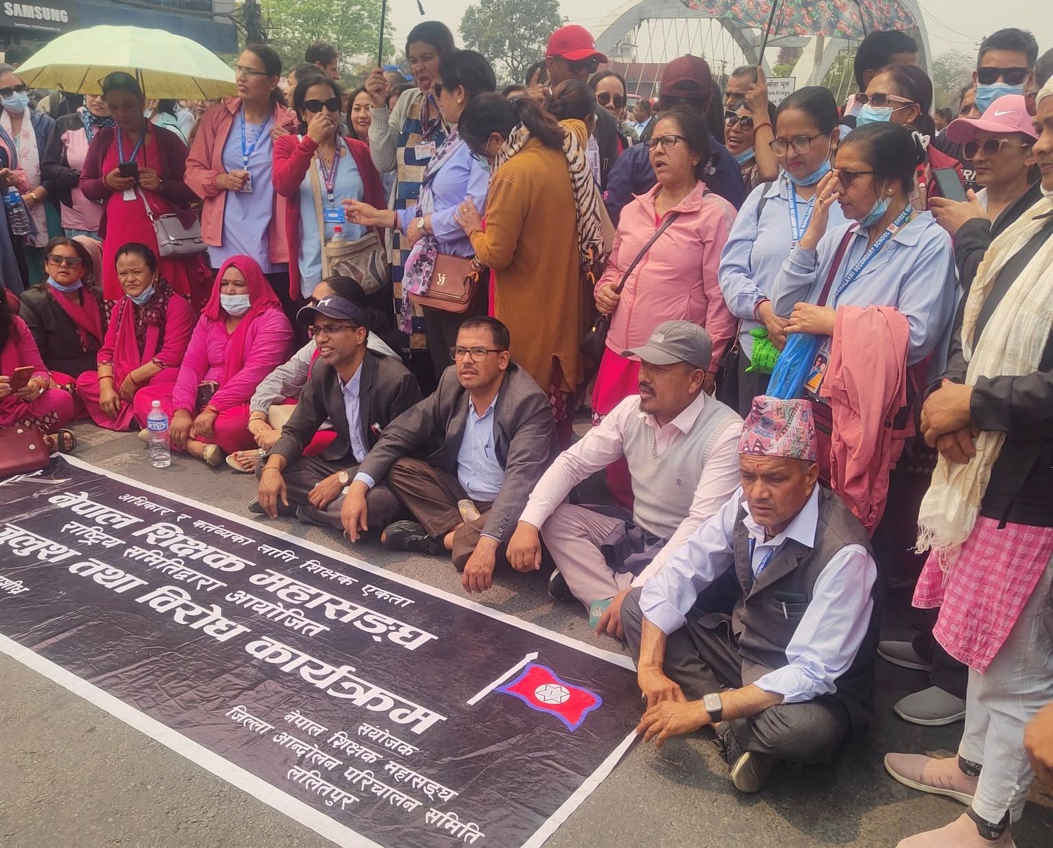 शिक्षक आन्दोलन १८ औँ दिन पनि जारी