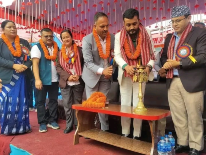 सुनकोशी गाउँपालिकाको नाङ्गेडाँडा खानेपानी आयोजना उद्धघाटन