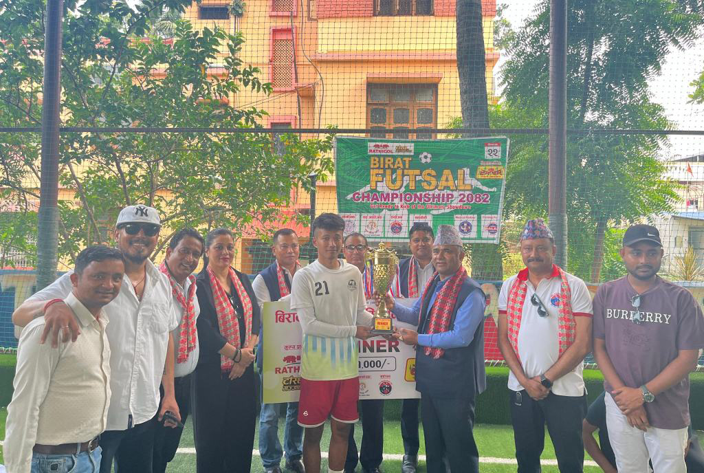 विराट फुटसल च्याम्पियनसिप-२०८२ को उपाधि सुनसरीलाई