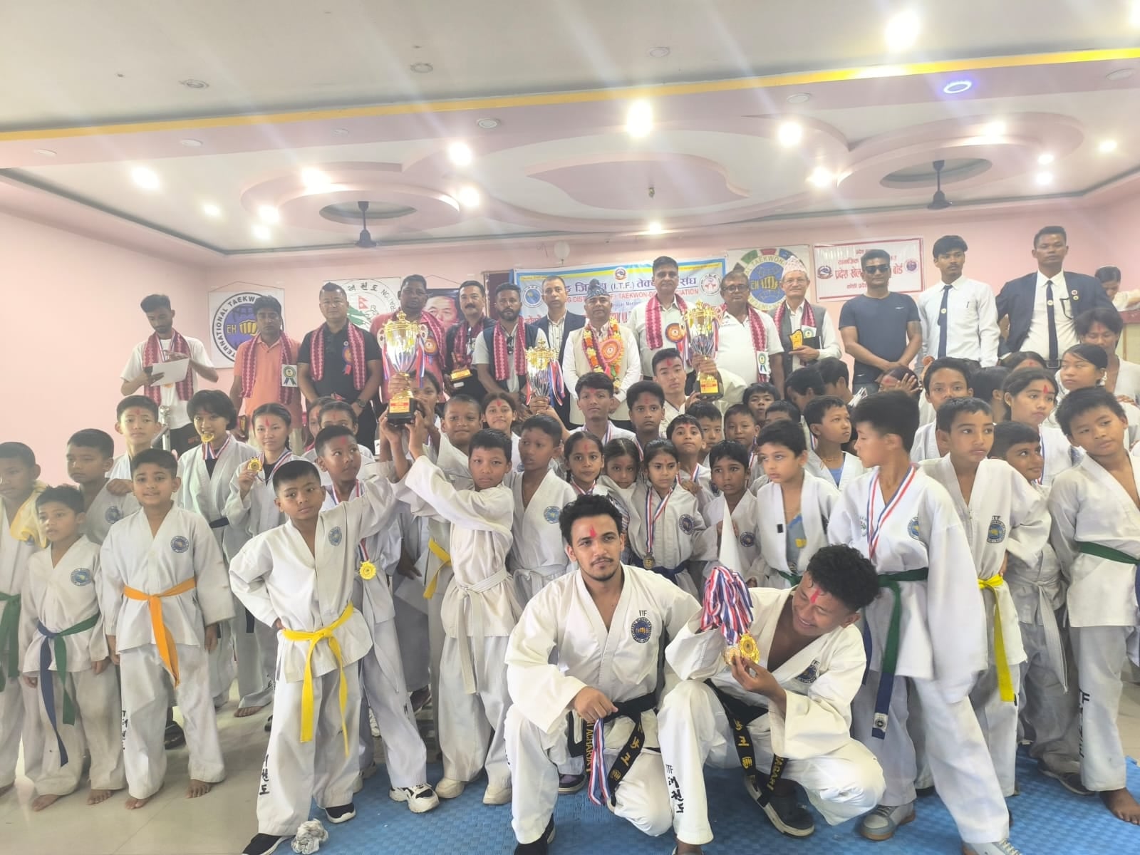 मोरङ आईटीएफ तेक्वान्दोमा डाँगीहाट डोजाङ च्याम्पियन