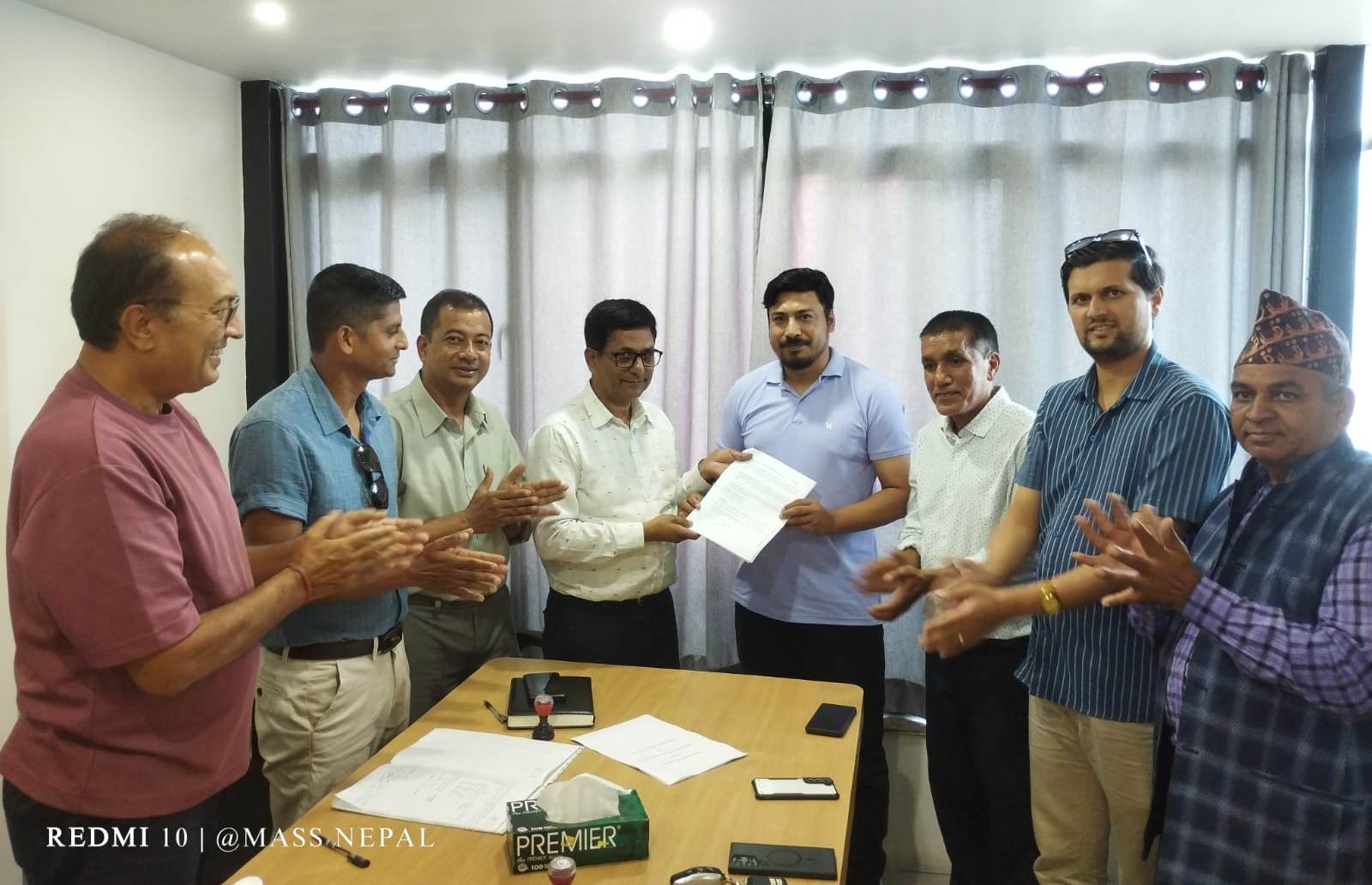 स्वपूँजी लगानी गर्नेबारे दुई कम्पनीबिच सम्झौता