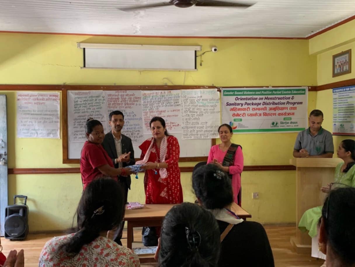 महिनावारीसम्बन्धी सचेतना कार्यक्रम सम्पन्न