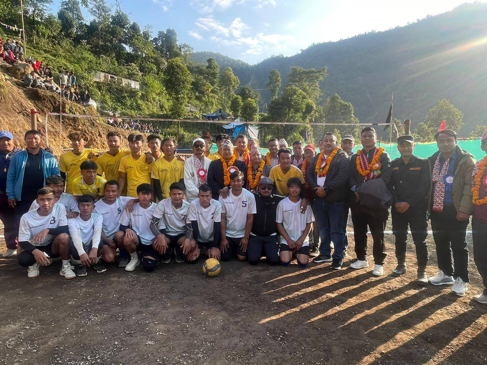 हुचिटारमा वडास्तरीय पुरुष भलिबल प्रतियोगिता सम्पन्न