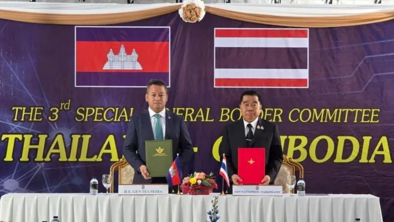 थाइल्यान्ड र क्याम्बोडियाबिच शान्ति सम्झौता