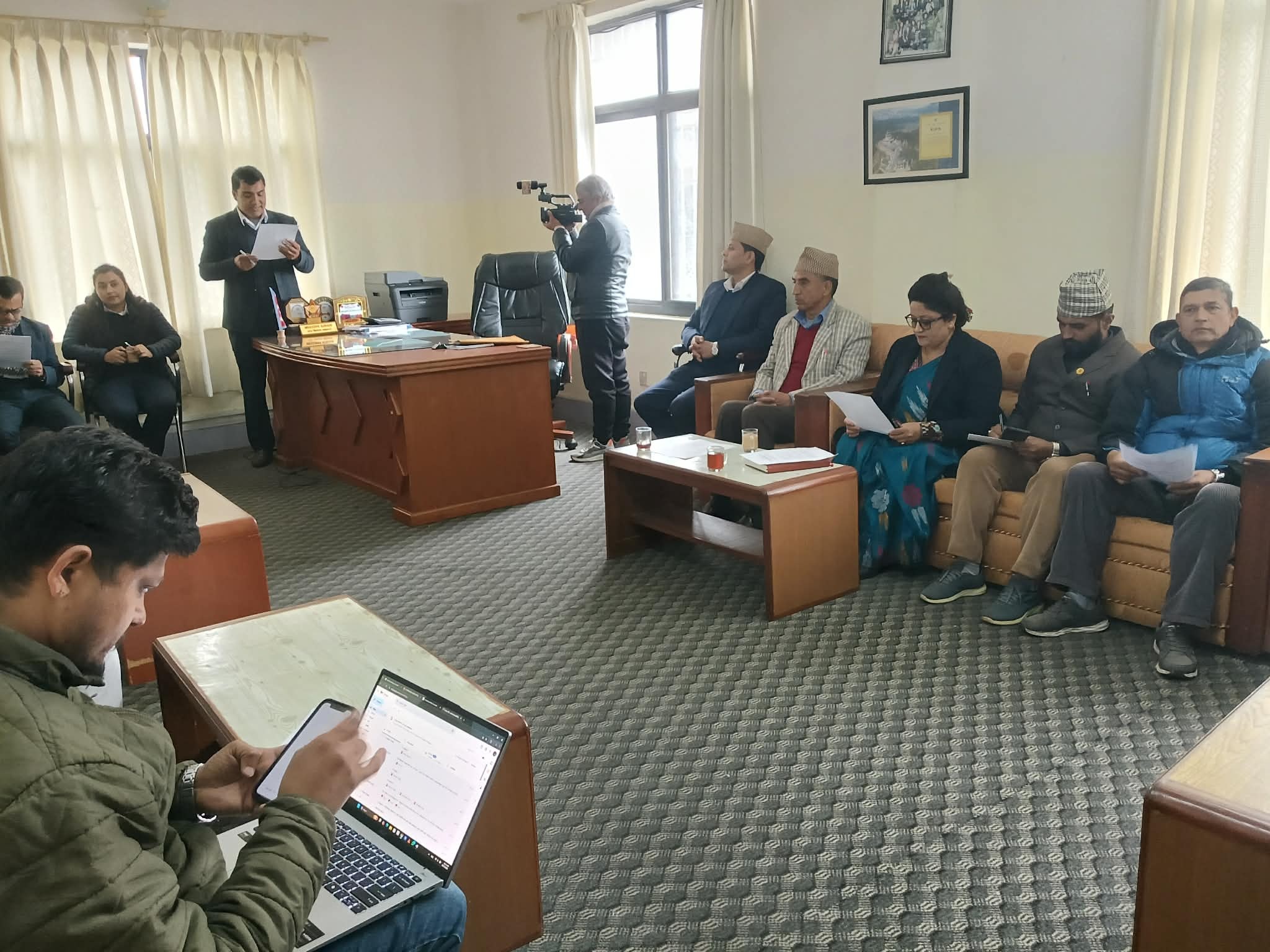 राष्ट्रियसभा सदस्य निर्वाचनका लागि निर्वाचन अधिकृतको कार्यालय स्थापना