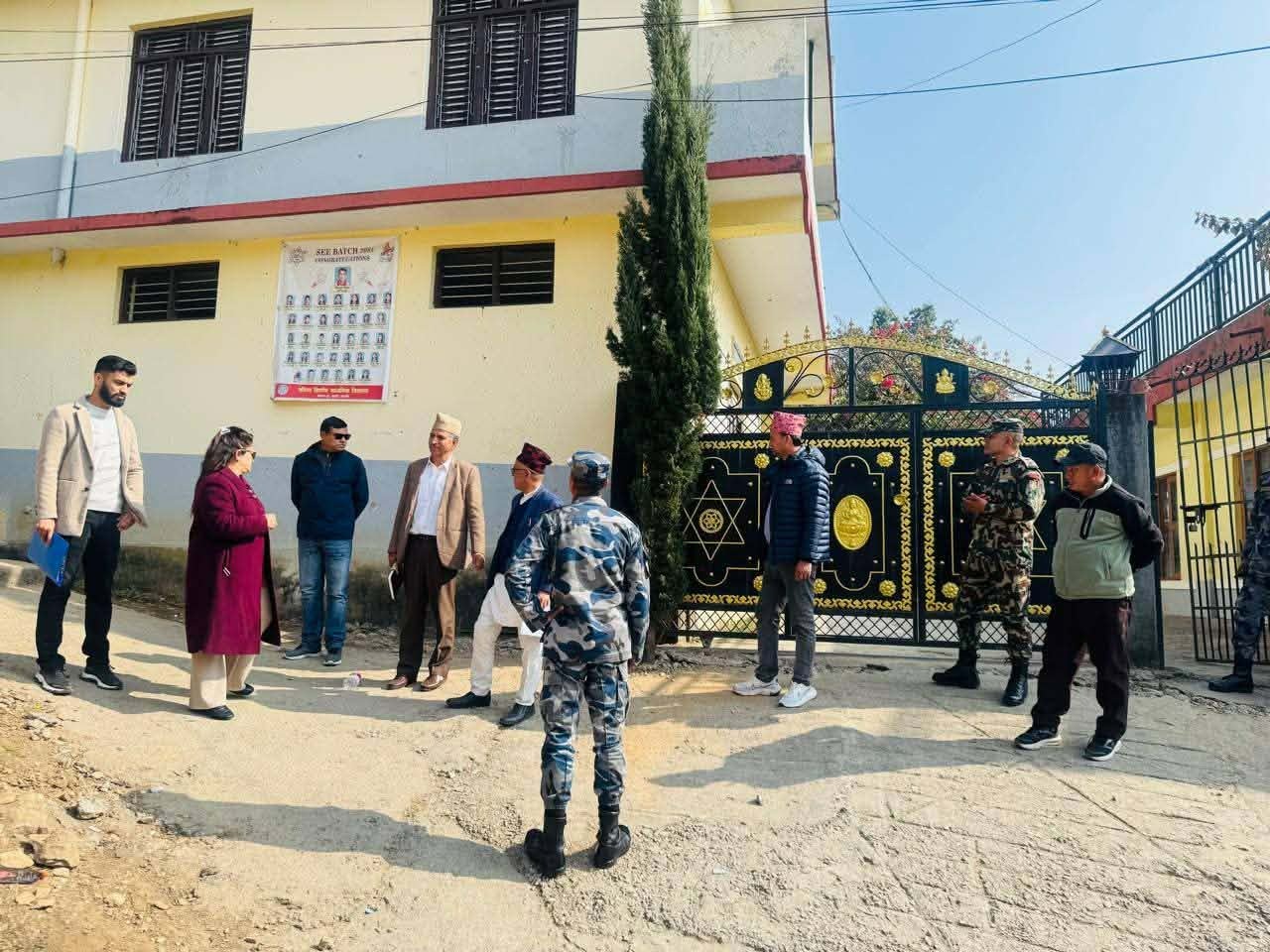 कास्कीमा मतदानस्थलहरूको स्थलगत अनुगमन