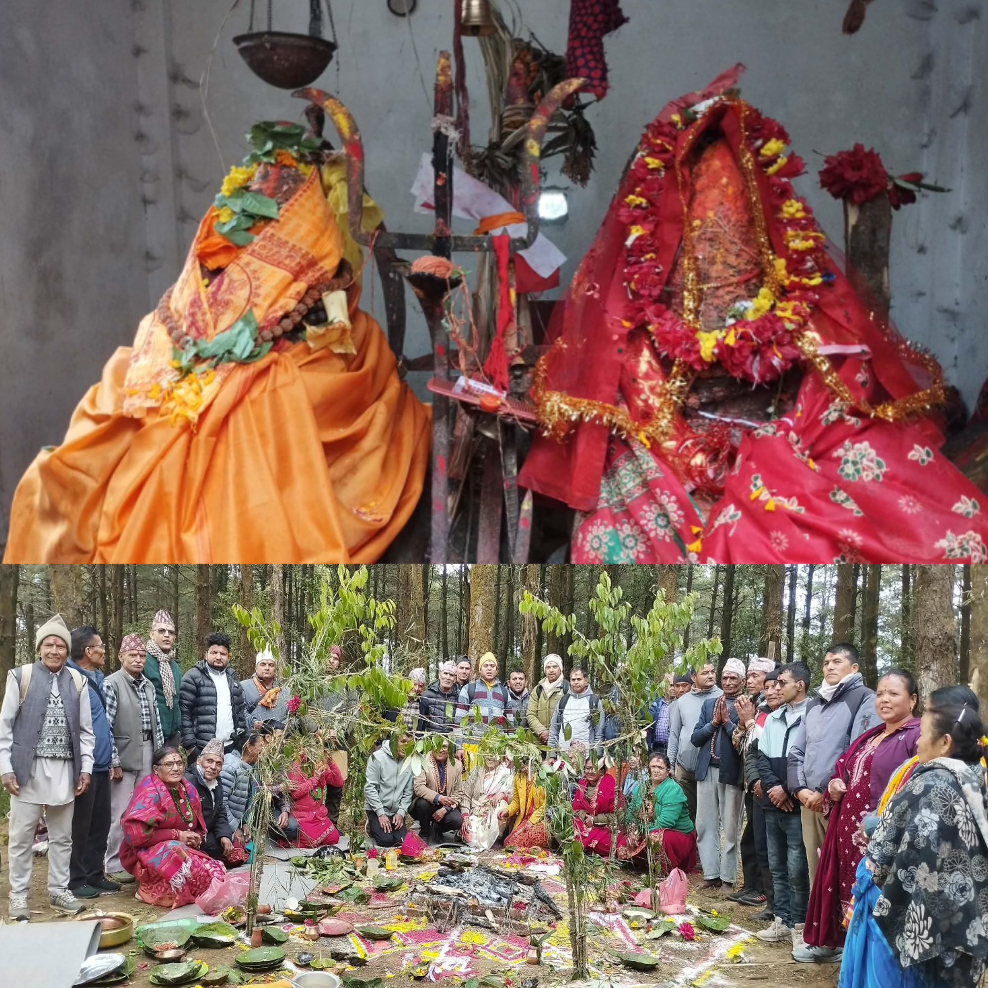 ललितपुरका शिवालयमा पुजा अर्चना, माझखण्डको महारुद्रेश्वरमा विशेष पुजा