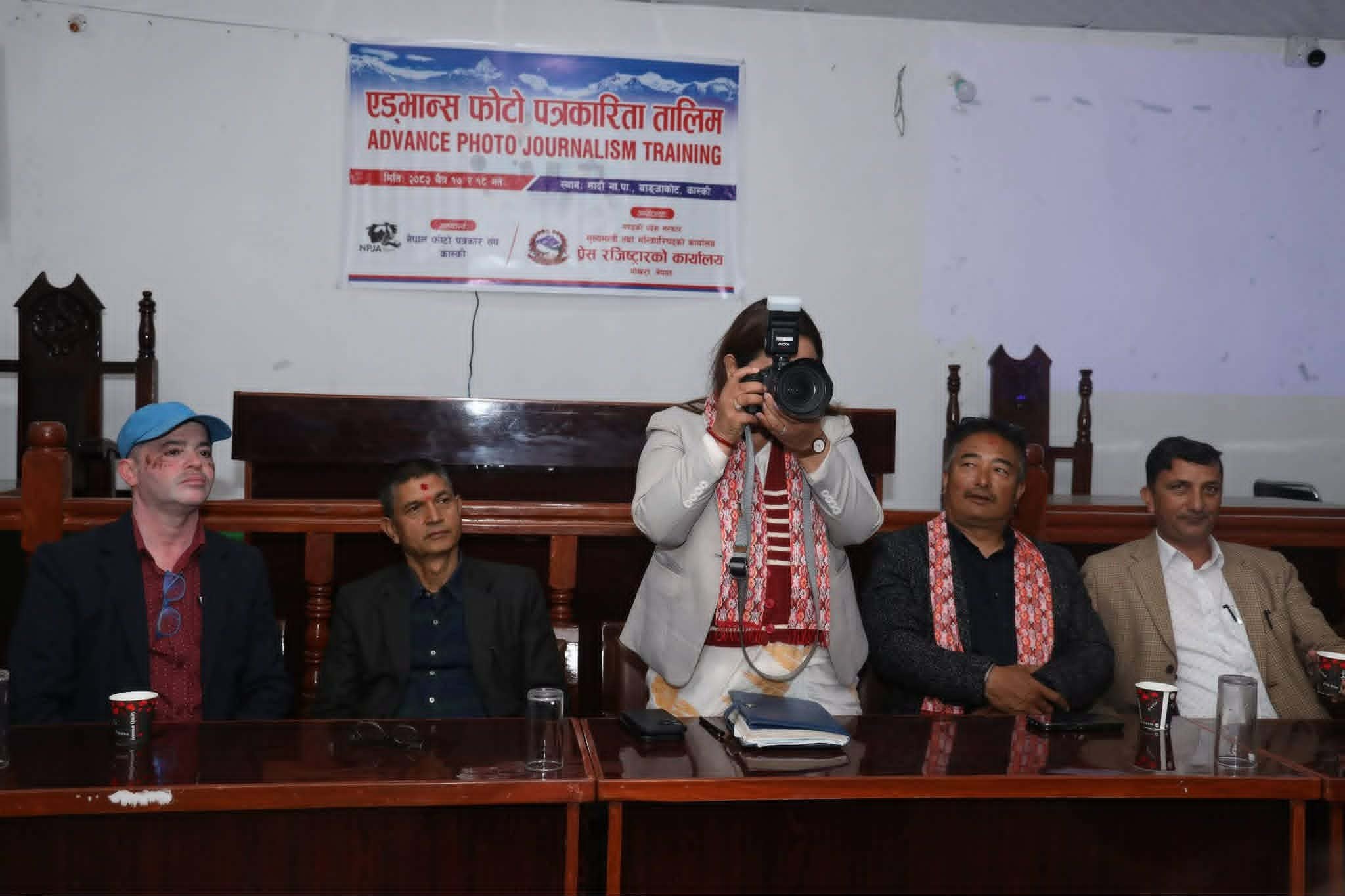 एड्भान्स फोटो पत्रकारिता तालिम सुरु
