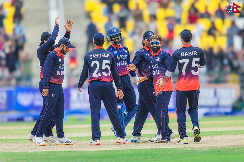 आईसीसी विश्वकप क्रिकेट लिग-टू मा नेपालद्वारा यूएई पराजित