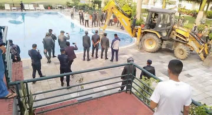 फेवाताल किनारका अतिक्रमित संरचना हटाउन महानगर सक्रिय