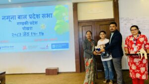 गण्डकीमा ‘नमुना बाल प्रदेशसभा’ प्रशिक्षण तथा अभ्यास