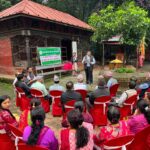 पुष्पाञ्जली सहकारीद्वारा बज्रबाराही मन्दिर परिसरमा बेन्च व्यवस्थापन