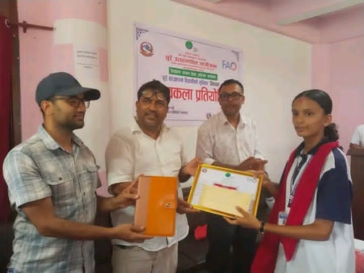 चुरे संरक्षणसम्बन्धी वक्तृत्वकला प्रतियोगितामा प्रमिशा काफ्ले पहिलो