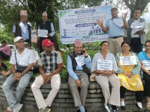 द्वन्द्वपीडितको अर्थपूर्ण सहभागिता र आयोग पुनर्गठनको माग गर्दै पोखरामा धर्ना तथा प्रदर्शन