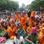 लघुवित्त पीडितको राजधानी मार्च, माग पूरा नभएसम्म आन्दोलन जारी राख्ने चेतावनी