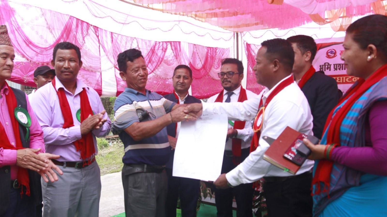 मरिण गाउँपालिकाबाटै मालपोत र नापी सेवा सुरु