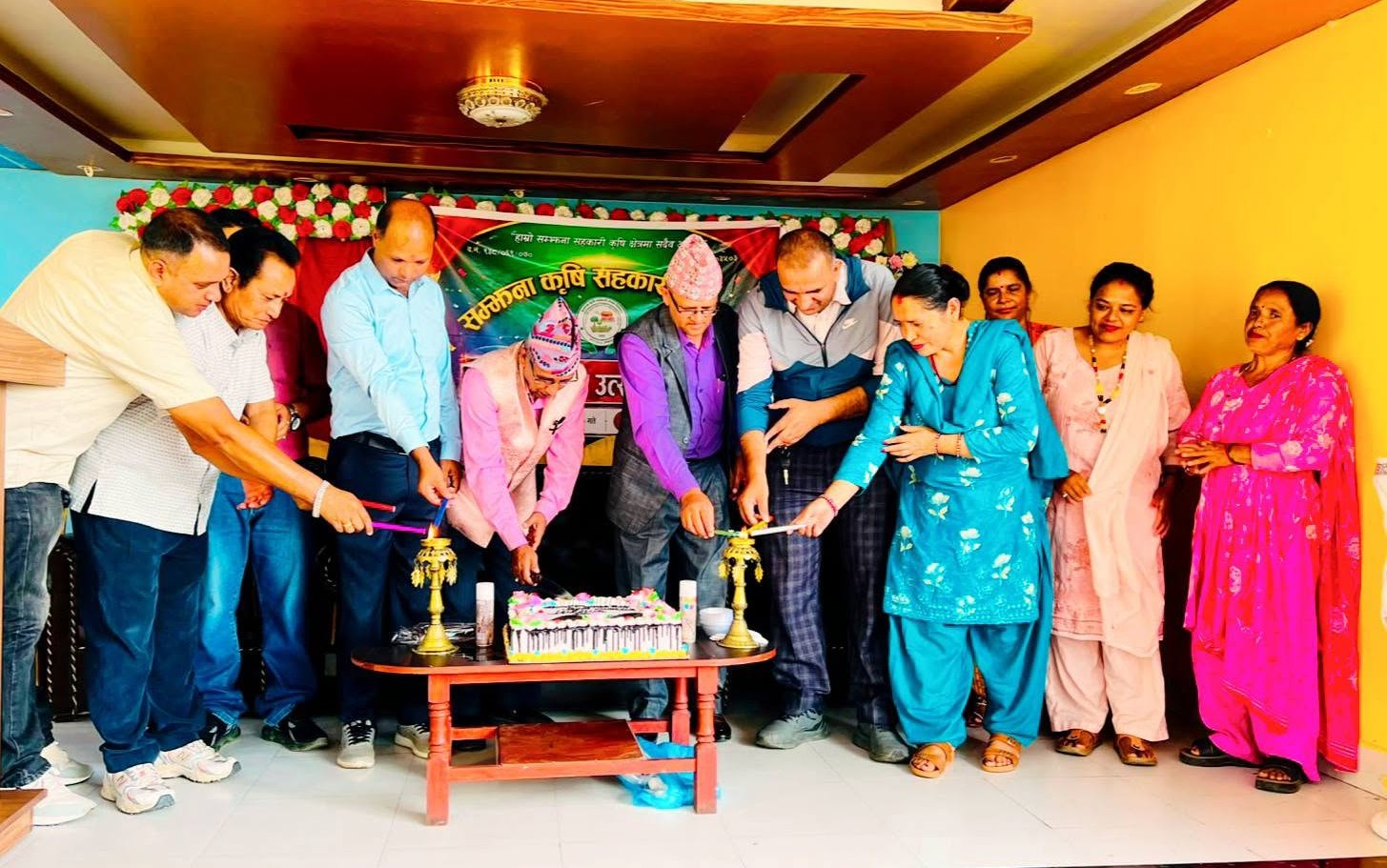 सम्झना कृषि सहकारीको चौधौँ वार्षिक उत्सव सम्पन्न