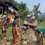 जनश्रमदानबाट स्थानीयले बनाए गाउँ जाने बाटो