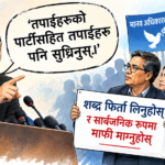 पत्रकारविरुद्ध गृहमन्त्रीको अभिव्यक्ति आपत्तिजनक, शब्द फिर्ता लिएर माफी माग्न माग