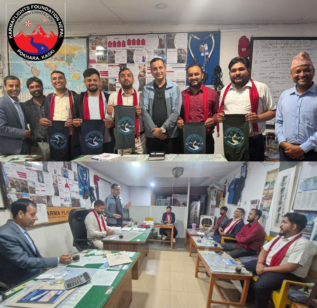 कर्मफ्लाइट्स र एनएमएसआरए पोखरा युनिटबिच ग्रामीण स्वास्थ्य सेवामा सहकार्यको पहल