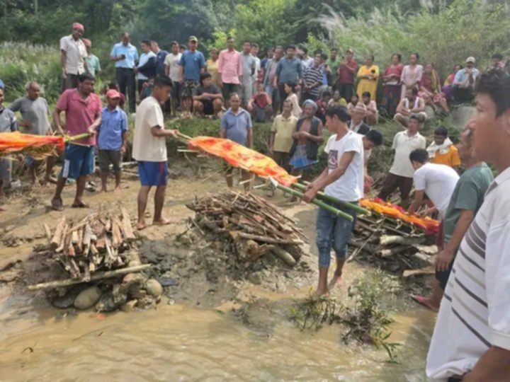 शव भेटिएन, कुशको शवमा दागबत्ती !