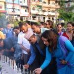 भोटेकोशी बाढीमा ज्यान गुमाएकाप्रति सिन्धुलीमा श्रद्धाञ्जली