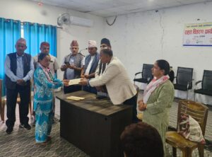 भोटेकोशी विपद् प्रभावितलाई गोनेसाको राहत र आर्थिक सहयोग