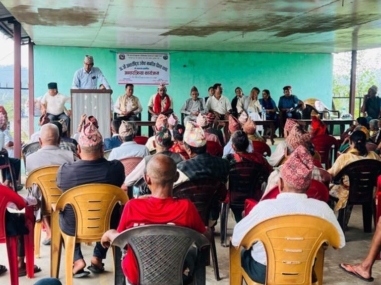 ज्येष्ठ नागरिकसँग अन्तरक्रिया तथा स्वास्थ्य परीक्षण